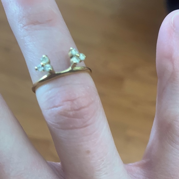 Jewelry Gold And Diamond Engagement Ring Wrap Poshmark